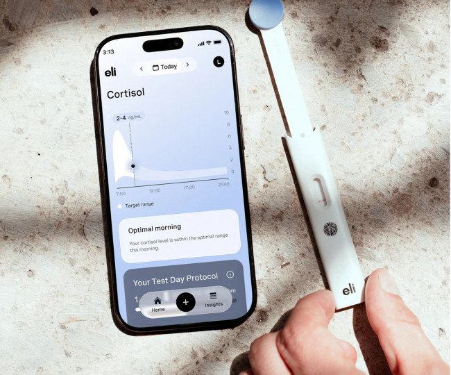 Пристрій для  моніторингу рівня гормонів  Eli Health Hormomete Instant Cortisol Test